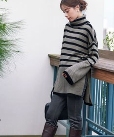 Tiaclasse 【洗える】デニムライク起毛ストレッチ