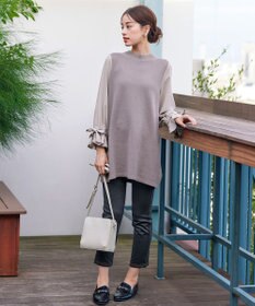 Tiaclasse 【洗える】デニムライク起毛ストレッチ