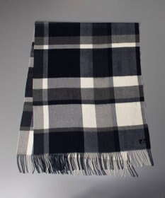 AURORA LANVIN COLLECTION ランバン コレクション カシミヤ  チェックストール