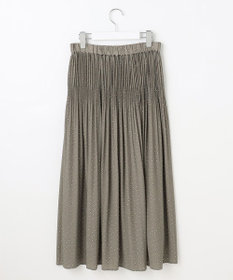 自由区 【セットアップ対応】ライトサテンプリーツ スカート