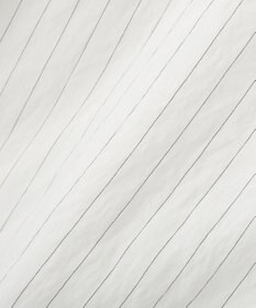 YECCA VECCA ストライプ柄ラッフルブラウス