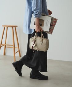 russet 【2025AW新作】シュリンクレザー2WAYミニボストンバッグ(CE-1581)