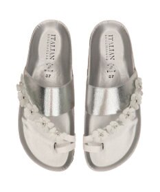 INTER-CHAUSSURES 【ITALIAN SHOEMAKERS】フラワーストラップフットベッドサンダル