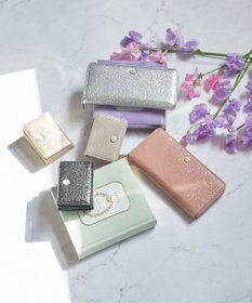 style code 【MERCURYDUO/マーキュリーデュオ】メタリッククラック調型押し　三つ折りミニ財布