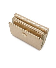 style code 【MERCURYDUO/マーキュリーデュオ】メタリッククラック調型押し　三つ折りミニ財布