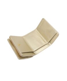 style code 【MERCURYDUO/マーキュリーデュオ】メタリッククラック調型押し　三つ折りミニ財布