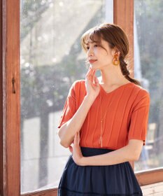 Tiaclasse 【日本製】ボール＆バー ラリエット ネックレス