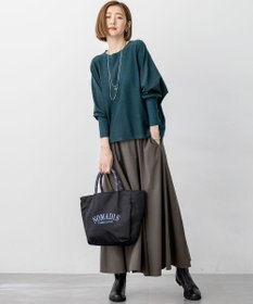 23区 L 【洗える】ストレッチタイプライター フレア スカート