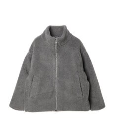 Green Parks スタンドカラーボアブルゾン