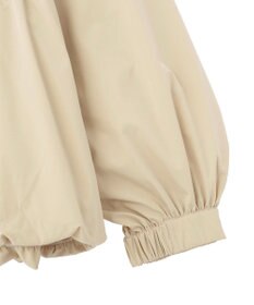 Green Parks ノーカラーペプラムブルゾン