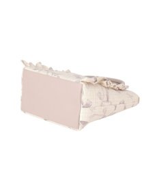 Maison de FLEUR ツイードリボンプリント2WayバッグM