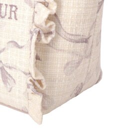 Maison de FLEUR ツイードリボンプリント2WayバッグM