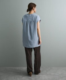 CRAFT STANDARD BOUTIQUE 布帛ウエストギャザー切替チュニック