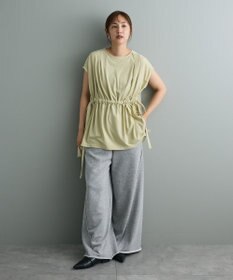 CRAFT STANDARD BOUTIQUE 布帛ウエストギャザー切替チュニック