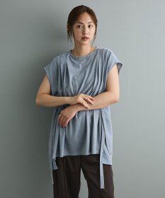 CRAFT STANDARD BOUTIQUE 布帛ウエストギャザー切替チュニック