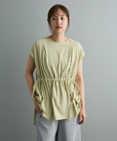 CRAFT STANDARD BOUTIQUE 布帛ウエストギャザー切替チュニック