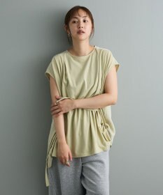 CRAFT STANDARD BOUTIQUE 布帛ウエストギャザー切替チュニック