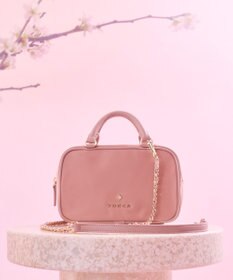 TOCCA 【八木アリサさん着用】WITH CLARISSE 2WAY NYLONBAG ミニボストンバッグ ピンク系