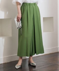 自由区 S 【セットアップ対応】エアリーツイルキュロット パンツ