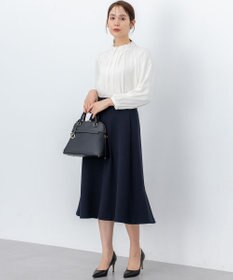 組曲 S 【WEB限定・2WAY】ジョーゼットシフォンレース襟 ブラウス