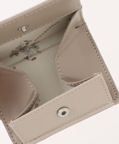 style code 【MERCURYDUO/マーキュリーデュオ】メタリッククラック調型押し　三つ折りミニ財布