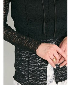 Green Parks カットワークデザインレーストップス