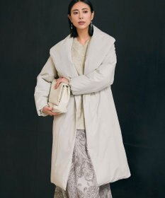 ICB 【撥水加工】ADS ダウン ショールカラーロングコート