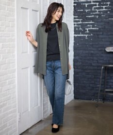 ANY L 【洗濯機可】バックプリーツシャツ