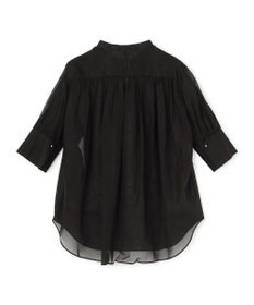 BEIGE， PLUMERIA / コットンシアーギャザーブラウス