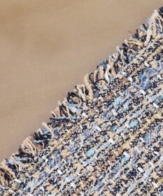 23区 GIOLICAツイード ノーカラー ジャケット