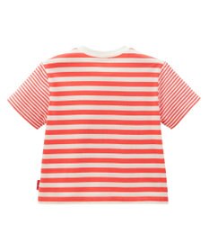 MIKI HOUSE HOT BISCUITS 【80-120cm】 ポケット付き 先染め ボーダー柄 半袖Tシャツ