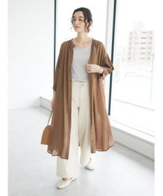 CRAFT STANDARD BOUTIQUE ウ゛ィンテージボイル袖シャーリングワンピース