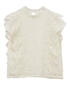 Green Parks ・Ｐｅｔｉｔ　Ｆｌｅｕｒ　フレンチレーシーブラウス