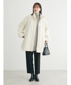 Green Parks 中わたスタンドカラーミドル丈ブルゾン