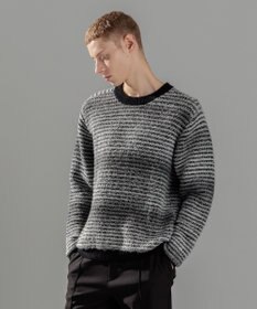 JOSEPH HOMME ヘアリーグラデーション　クルーネックニット