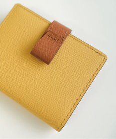 Atelier nuu 日本製 本革 バイカラーnoble 二つ折れウォレット