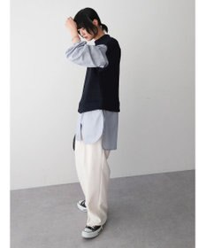 Green Parks ニットソードッキングチュニック