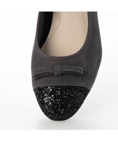 Riz raffinee <Riz raffinee>スクエアトゥグリッターバレエシューズ