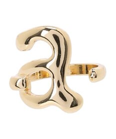 AMERICAN HOLIC イニシャルリングＧＬＤ