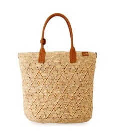 IBIZA ラフィア　セミショルダーバッグ