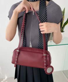 WEGO ミラー付きボストンバッグ