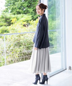 Tiaclasse 【洗える】モックネックポインテルニットトップス