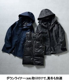 GOTAIRIKU 【仕事で着用可】ラスタードビー フーデッドブルゾン_地柄(24/25年モデル)