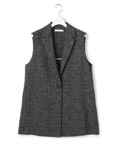 ICB L 【先行予約】 ミックスブッチャー バックスリットジレ