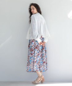 Green Parks ■ＥＳＣＡＲ　セミシアーピンタックブルゾン