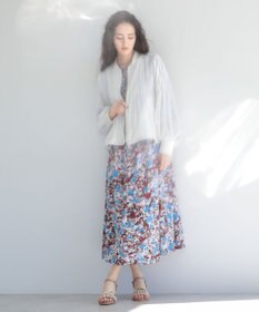 Green Parks ■ＥＳＣＡＲ　セミシアーピンタックブルゾン