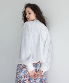 Green Parks ■ＥＳＣＡＲ　セミシアーピンタックブルゾン