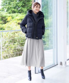 Tiaclasse 【洗える】モックネックポインテルニットトップス