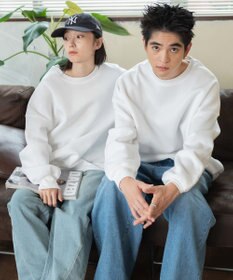 WEGO 【ユニセックス着用/MLXLサイズ展開/新色追加/裏起毛】スウェットプルオーバー