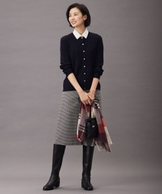 J.PRESS LADIES 【洗える】KNIT BASIC クルーネック カーディガン